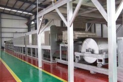 產(chǎn)品用途：鋼帶爐焙燒工業(yè)粉體，規(guī)格：28-1.5米電加熱